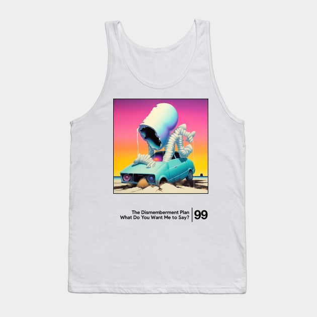 The Dismemberment Plan / Original Graphic Artwork Design Tank Top by saudade